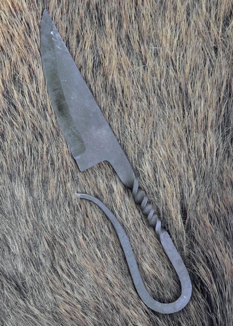 Cuchillo de acero medieval temprano 0316438200 - Espadas y Más