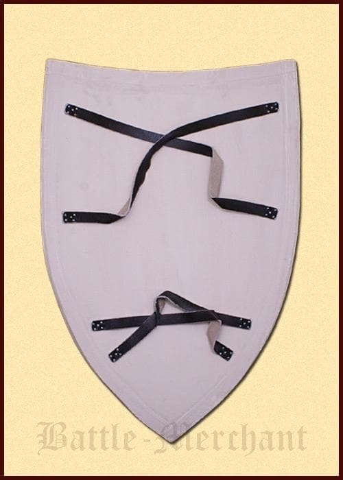 1101062201 Escudo medieval de madera, en blanco para auto pintar - Espadas y Más
