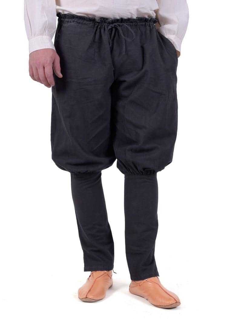 1280000820 Pantalón Vikingo negro - Espadas y Más