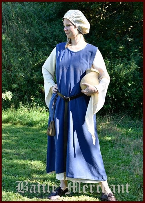 1202403760 Medieval vestido Milla, varios colores - Espadas y Más