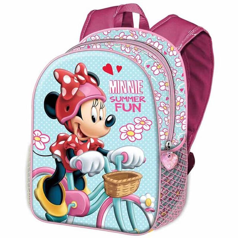 Mochila 3D Bike Minnie Disney 31cm - Espadas y Más