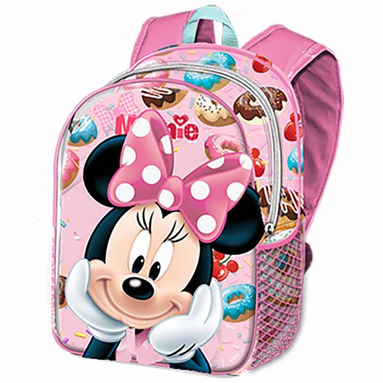 Mochila 3D Donuts Minnie Disney 31cm - Espadas y Más