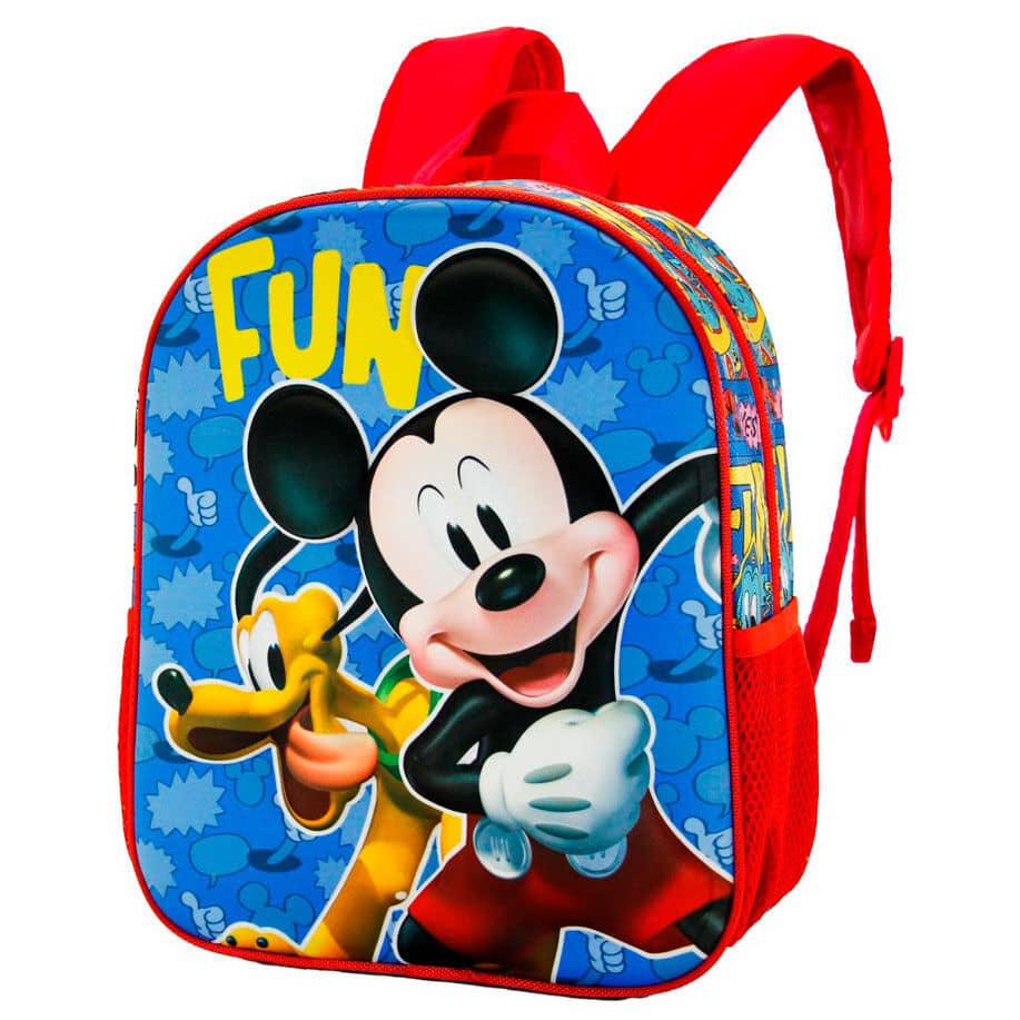 Mochila 3D Fun Mickey Disney 31cm - Espadas y Más