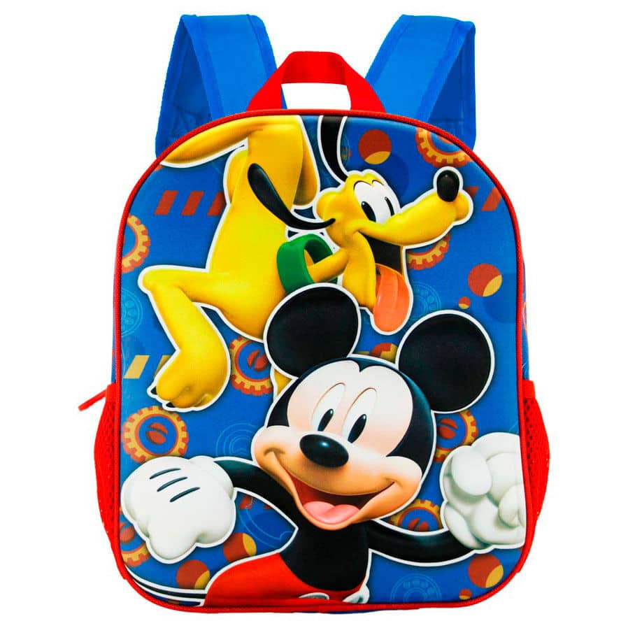 Mochila 3D Happy Friends Mickey Disney 31cm - Espadas y Más