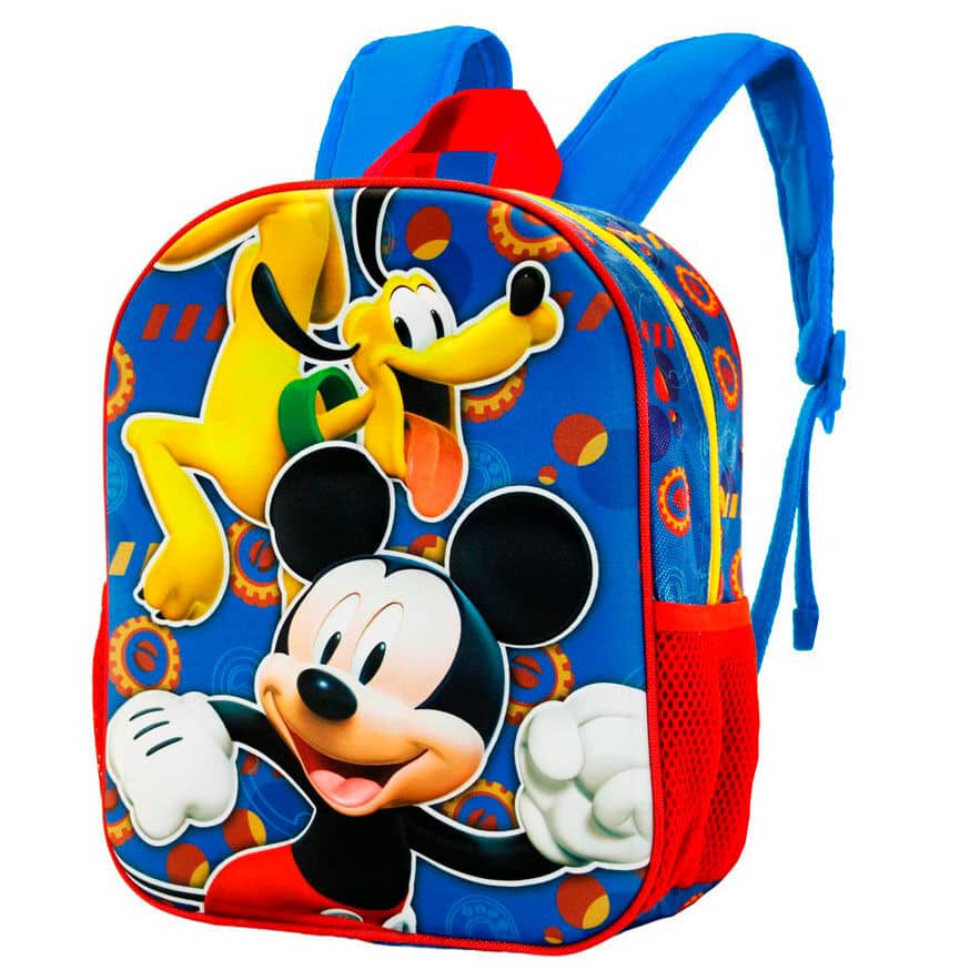 Mochila 3D Happy Friends Mickey Disney 31cm - Espadas y Más