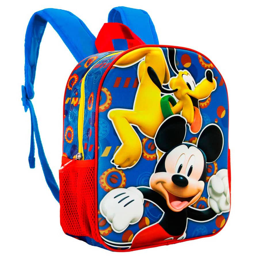 Mochila 3D Happy Friends Mickey Disney 31cm - Espadas y Más