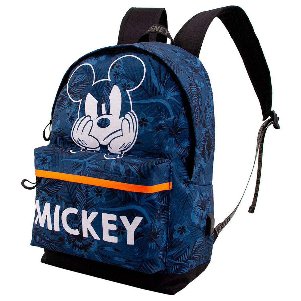 Mochila Blue Mickey Disney adaptable 45cm - Espadas y Más