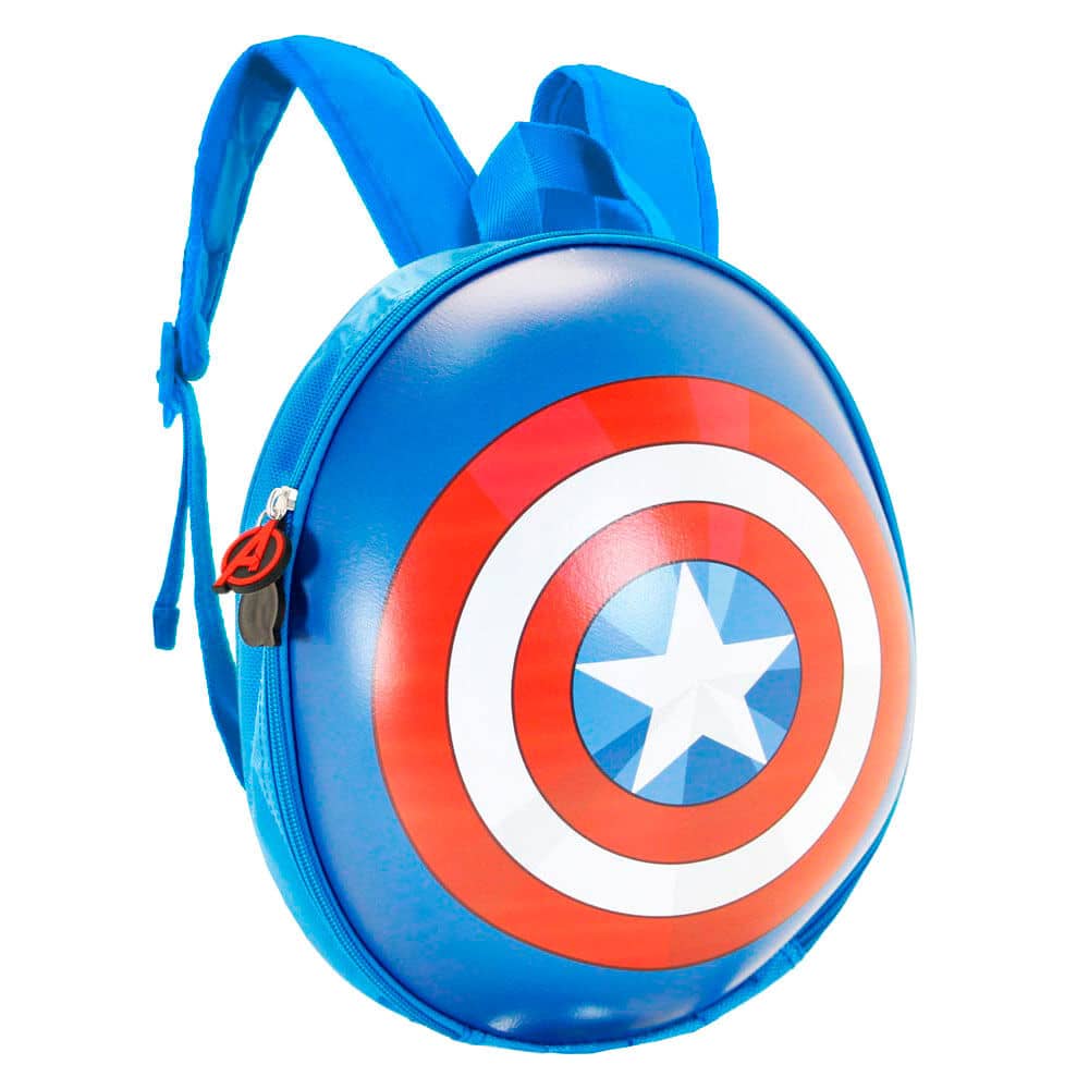 Mochila Eggy Shield Capitan America Marvel 28cm - Espadas y Más