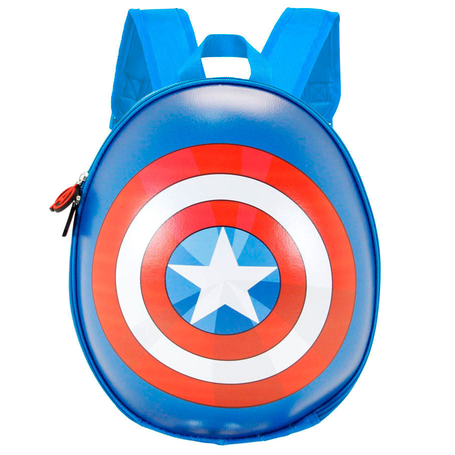 Mochila Eggy Shield Capitan America Marvel 28cm - Espadas y Más