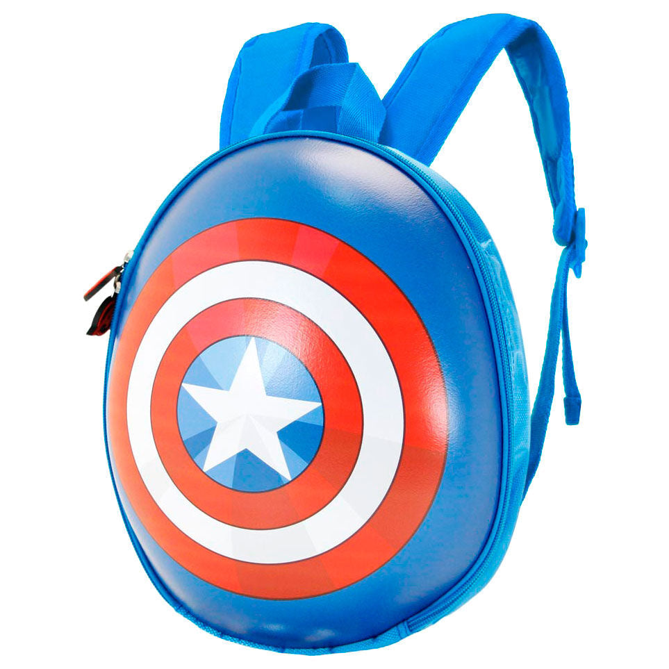 Mochila Eggy Shield Capitan America Marvel 28cm - Espadas y Más