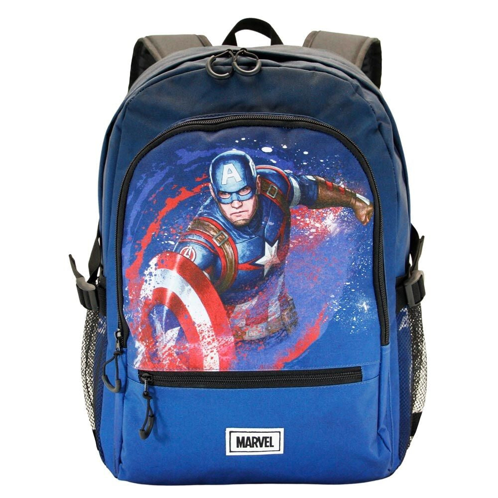 Mochila Full Capitan America Marvel 44cm - Espadas y Más