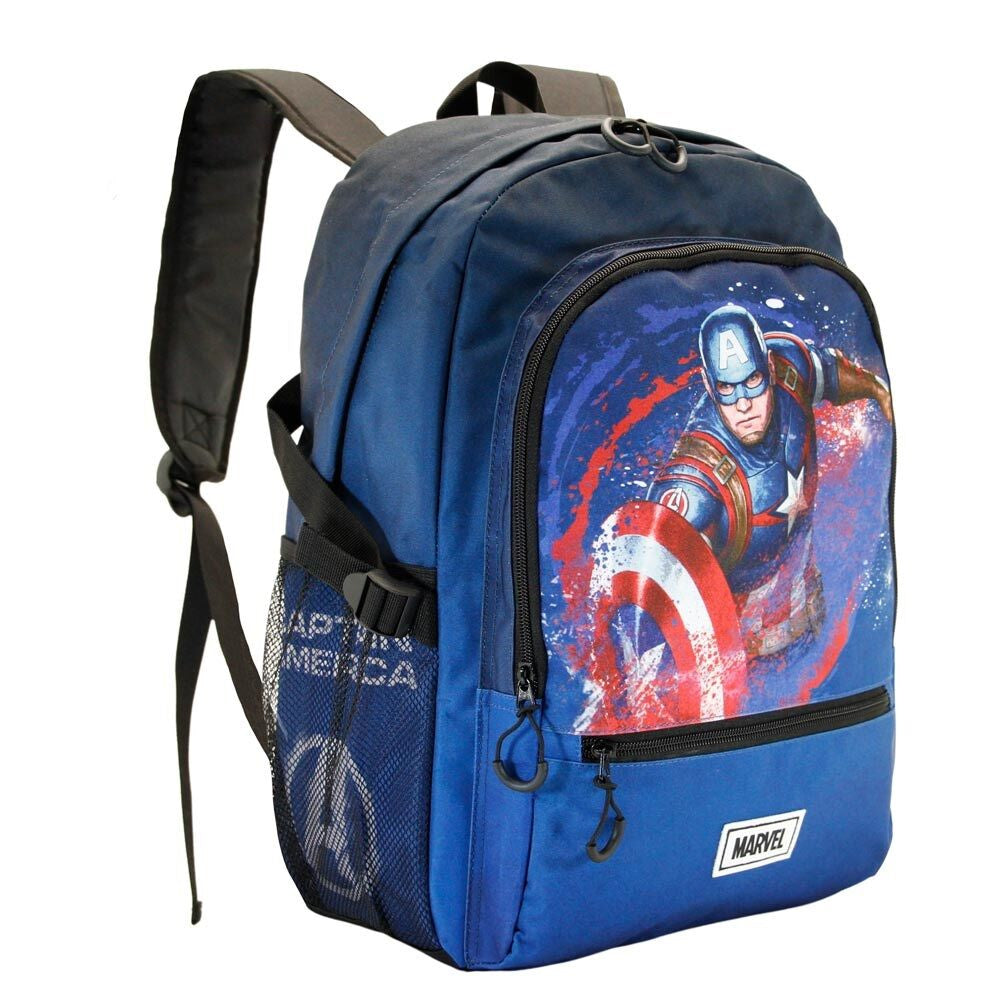 Mochila Full Capitan America Marvel 44cm - Espadas y Más