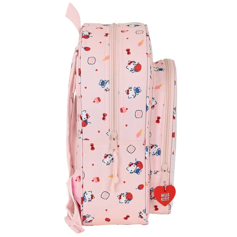 Mochila Happiness Girl Hello Kitty adaptable 34cm - Espadas y Más