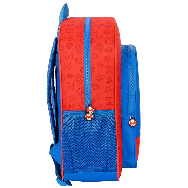 Mochila Super Mario Bros adaptable 38cm - Espadas y Más