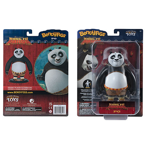 Figura Po Kung Fu Panda - Bendyfigs - Dreamworks NN1151 - Espadas y Más