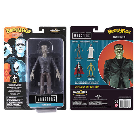 Figura Frankenstein - Toyllectible Bendyfigs - Universal NN1166 - Espadas y Más