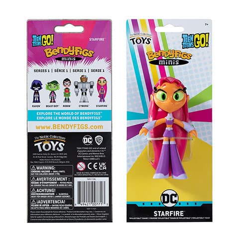 Figura Starfire - mini Bendyfigs - Teen Titans Go NN1196 - Espadas y Más