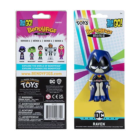 Figura Raven - mini Bendyfigs - Teen Titans Go NN1197 - Espadas y Más