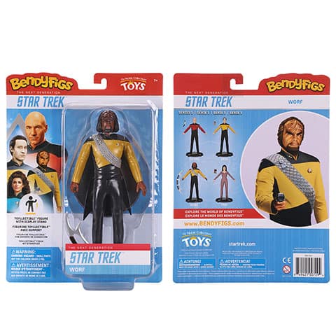 Figura Worf - Bendyfigs - Star Trek The Next Generation NN1507 - Espadas y Más