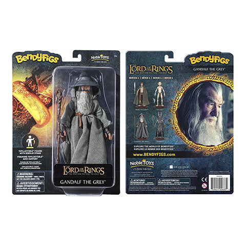 Gandalf - Figura Toyllectible Bendyfigs - El Señor de los Anillos NN2816 - Espadas y Más