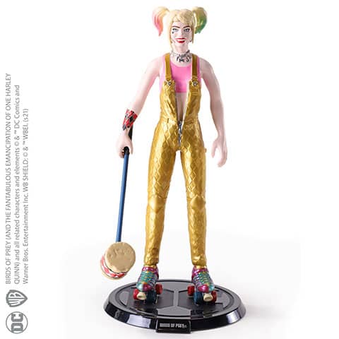 Figura Harley Quinn Toyllectible Bendyfigs DC comics NN4563 - Espadas y Más