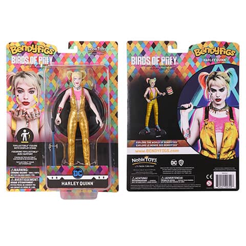 Figura Harley Quinn Toyllectible Bendyfigs DC comics NN4563 - Espadas y Más