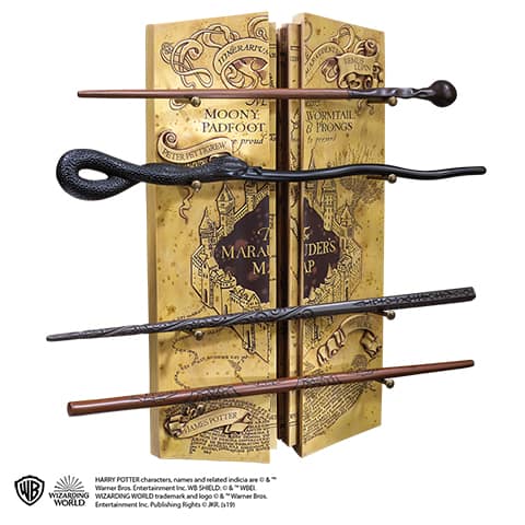 Exhibidor 4 varitas el Mapa del Merodeador - Harry Potter NN7905 - Espadas y Más