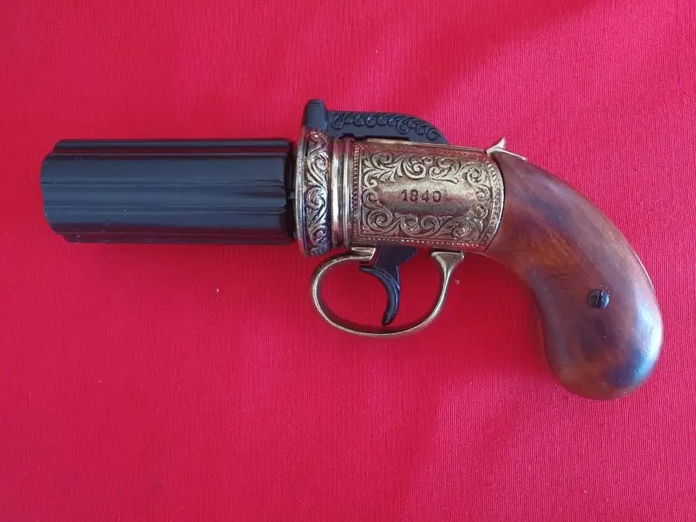 5071 Revolver pimentero Inglaterra 1840 - Espadas y Más