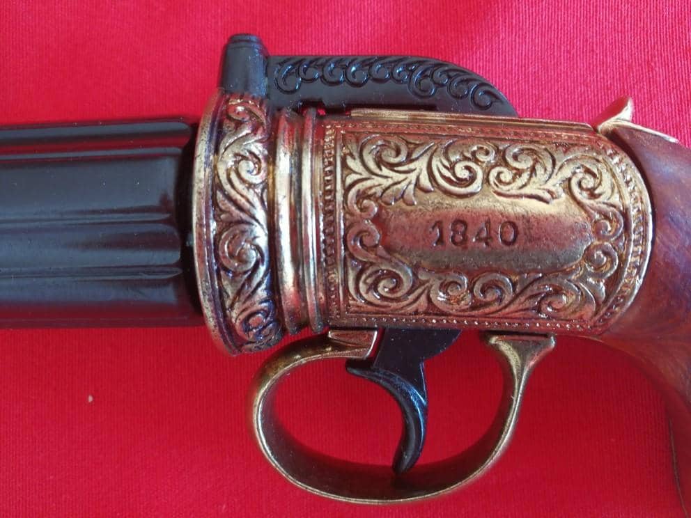5071 Revolver pimentero Inglaterra 1840 - Espadas y Más