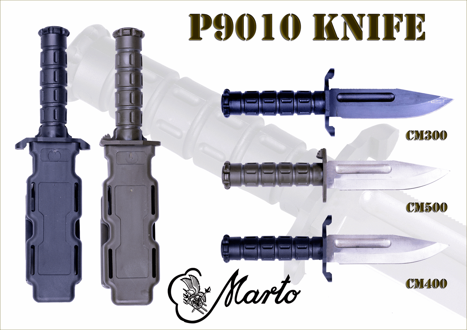 Cuchillo modular multiuso con vaina con cierre swivel MARTO CM400 - Espadas y Más