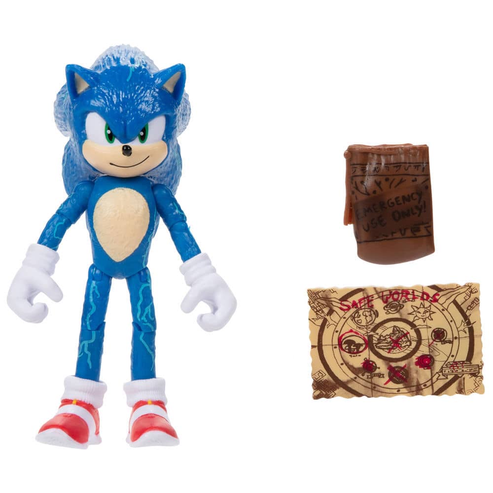 Pack 6 figuras wave 2 Sonic 2 10cm surtido - Espadas y Más