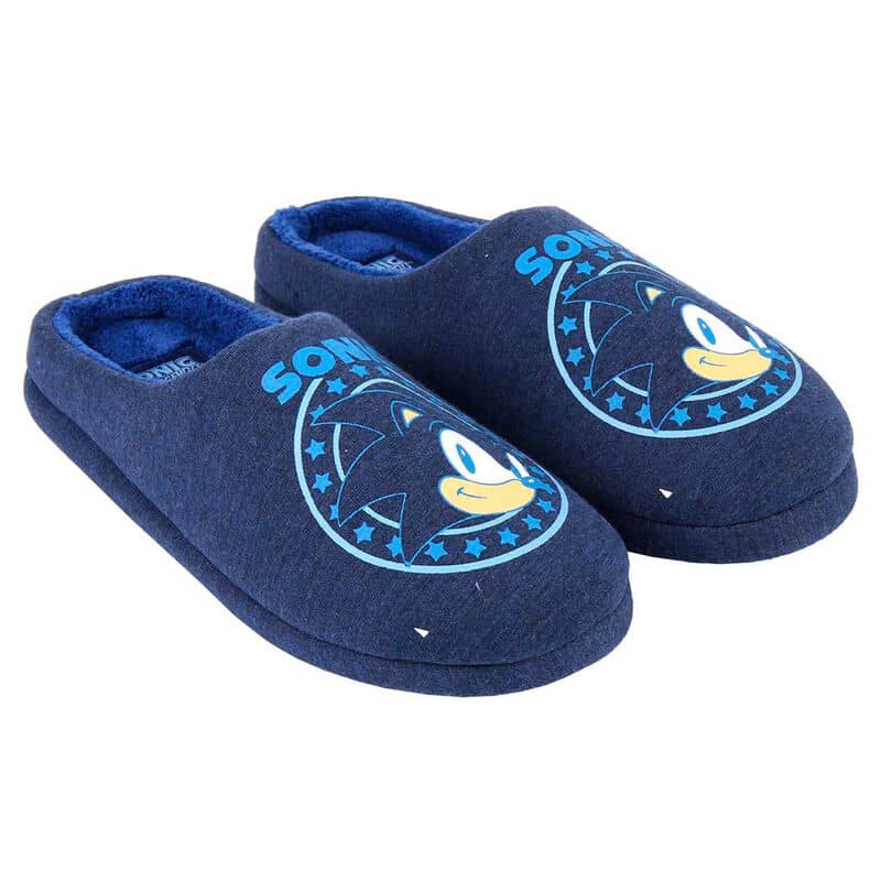 Adult Sonic The Hedgehog Premium Slippers