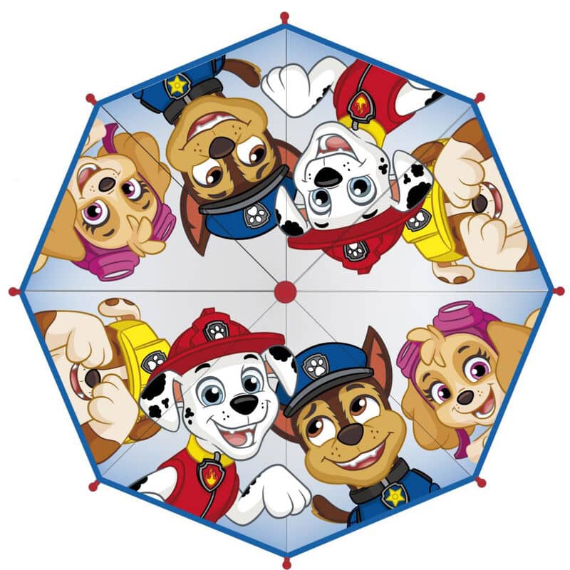 Paraguas manual burbuja Patrulla Canina Paw Patrol 45cm - Espadas y Más