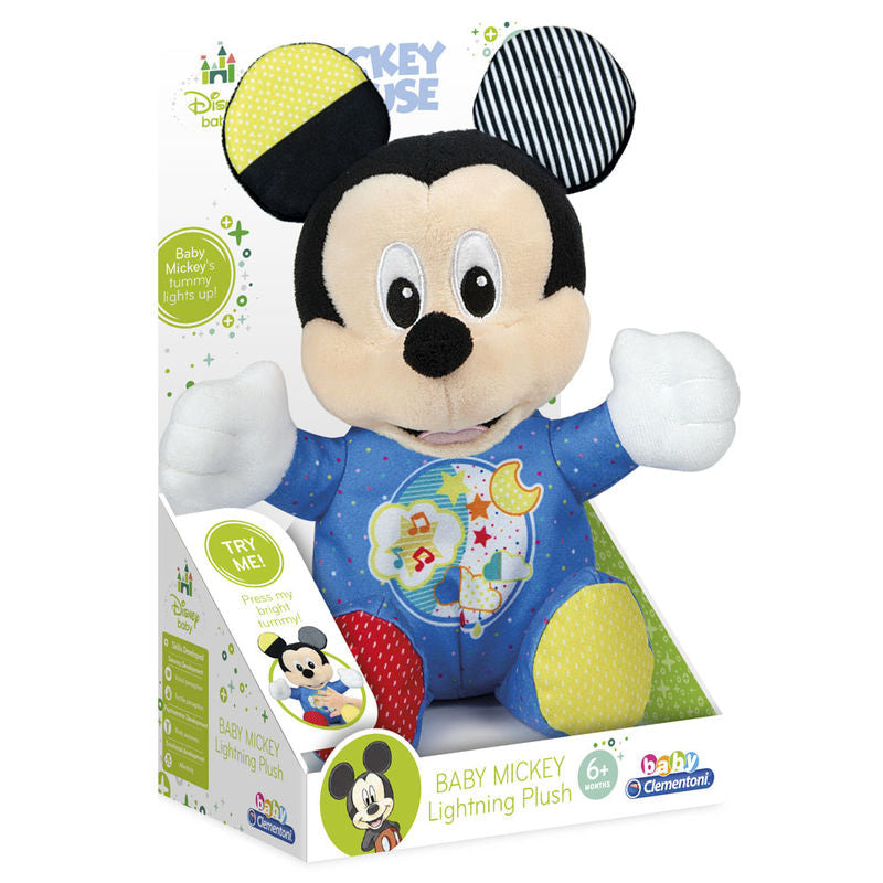 Peluche Baby Mickey Disney luz y sonido - Espadas y Más