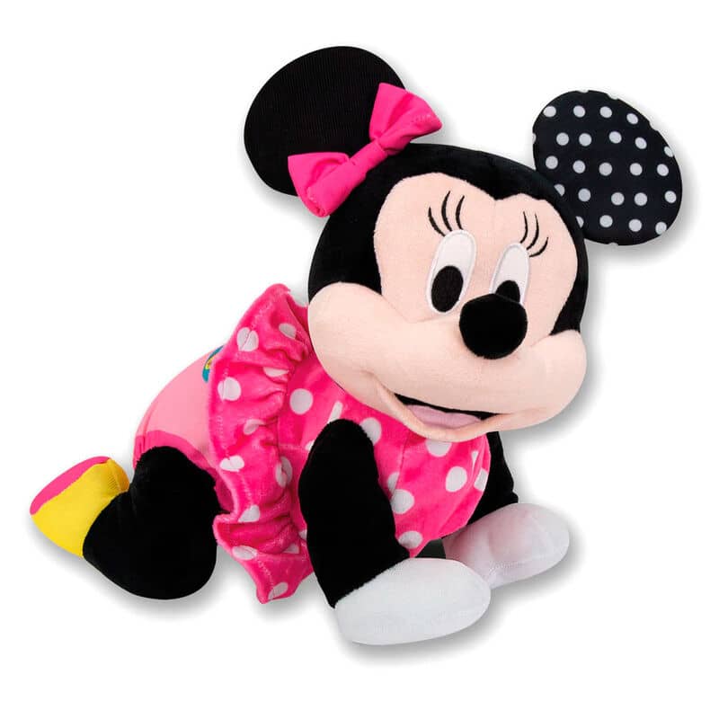 Peluche Baby Minnie Gatea Conmigo Disney Español - Espadas y Más