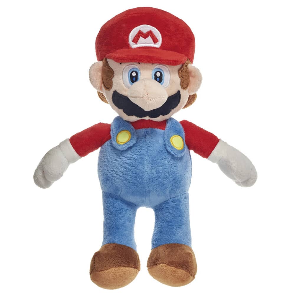 Blauer Luigi-Plüsch Super Mario Bros. weich 35 cm