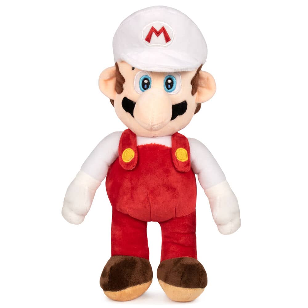 Blue Luigi plush Super Mario Bros soft 35cm