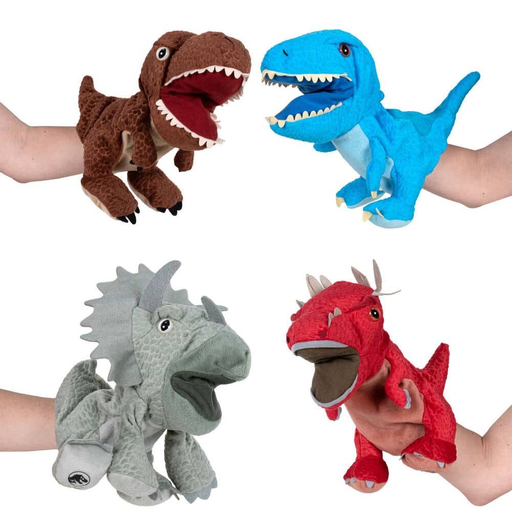 Peluche marioneta dinosaurio Jurassic World surtido - Espadas y Más