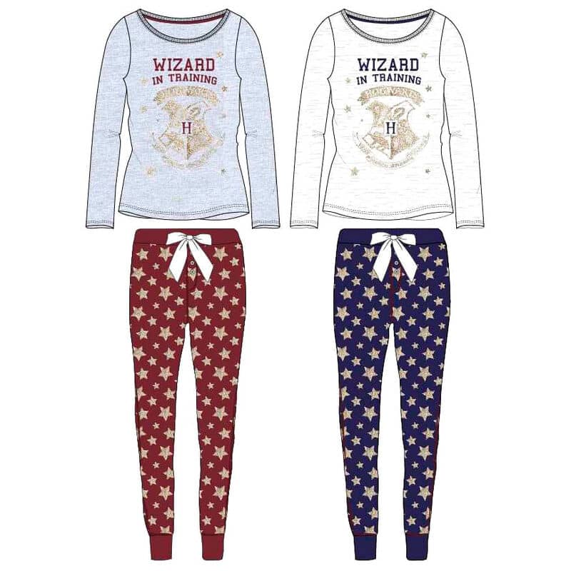 Pijama Hogwarts Harry Potter algodon surtido - Espadas y Más