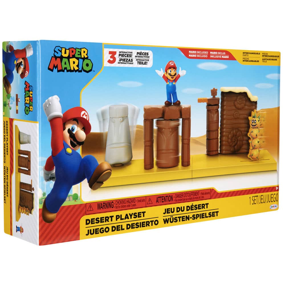 Playset Desert Super Mario Bros 6cm - Espadas y Más