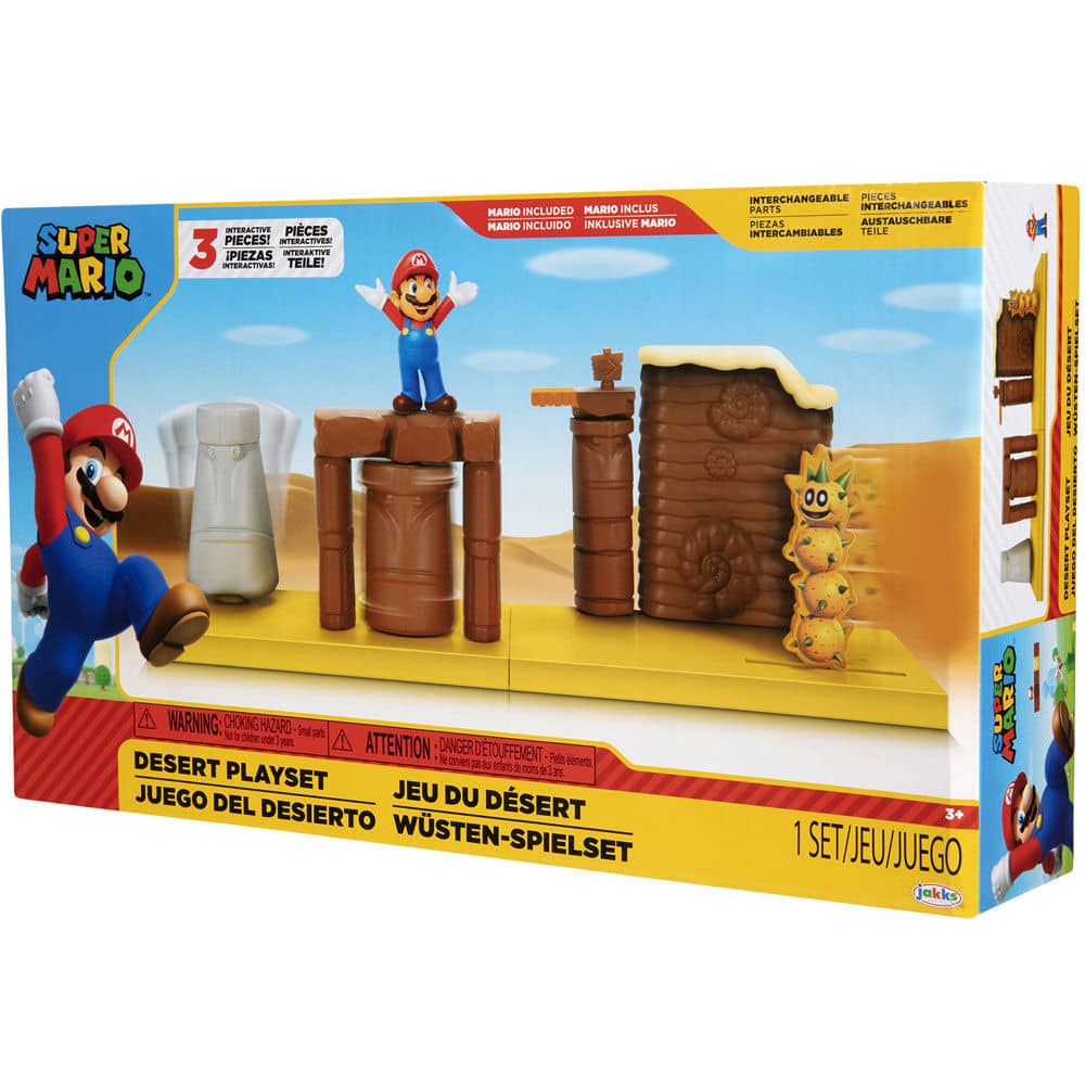 Playset Desert Super Mario Bros 6cm - Espadas y Más