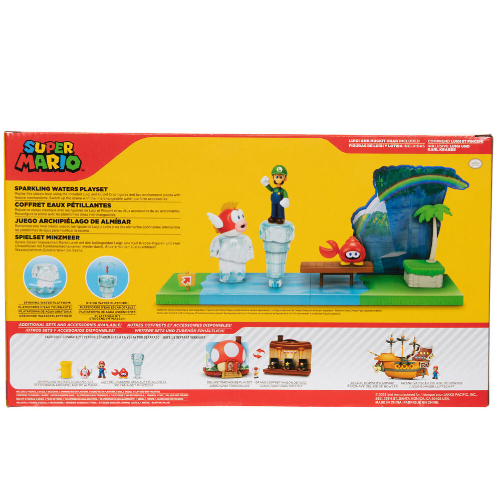 Playset Sparkling Waters Super Mario Bros 6cm - Espadas y Más