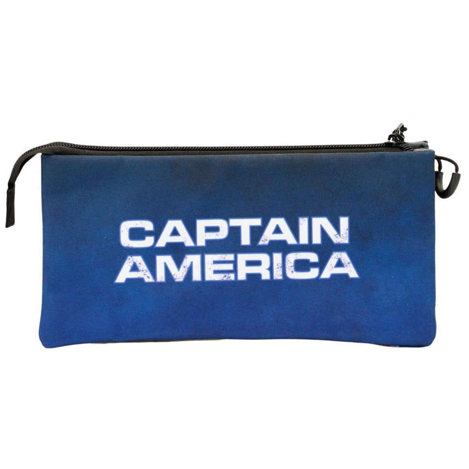 Portatodo Full Capitan America Marvel triple - Espadas y Más