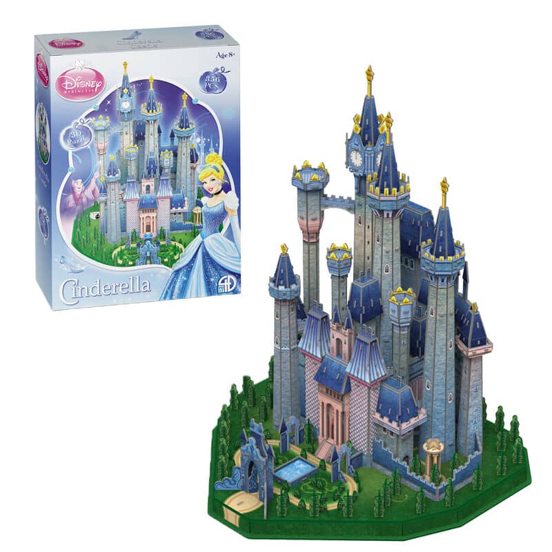 Puzzle 3D Castillo de Cenicienta Disney 356pzs - Espadas y Más