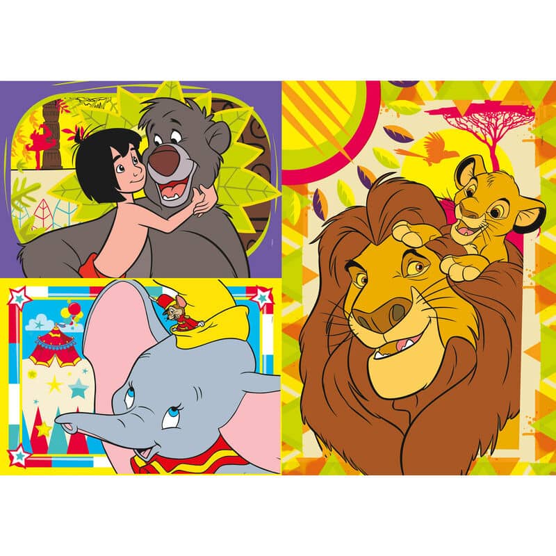 Puzzle Disney Classic 3x48pzs - Espadas y Más