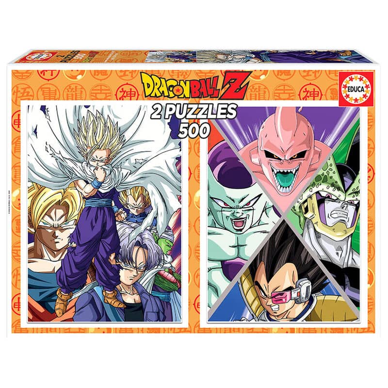 Puzzle Dragon Ball Z 2x500pzs - Espadas y Más