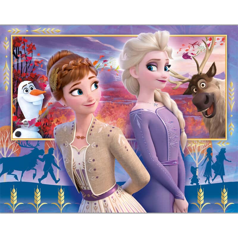 Puzzle Frozen 2 Disney 20+60+100+180pz - Espadas y Más