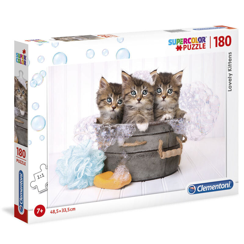 Puzzle Gatitos 180pzs - Espadas y Más