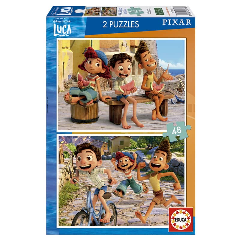 Puzzle Luca Disney 2x48pzs - Espadas y Más