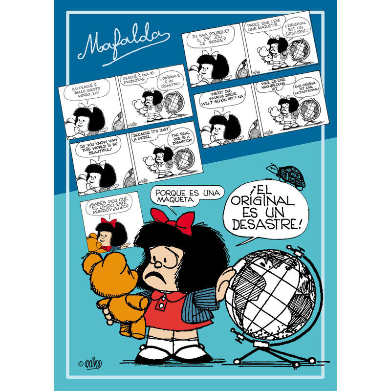 Puzzle Mafalda 1000pzs - Espadas y Más